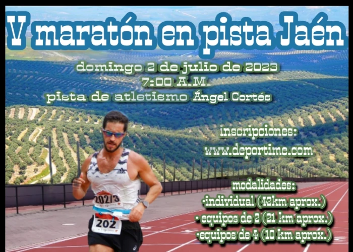 V Maratón en pista «Ciudad Jaén»
