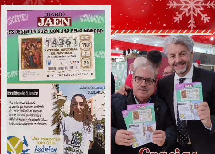 Diario Jaén destina su décimo solidario a ASDEFAV