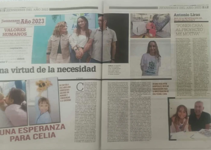 Reportaje de Diario Jaén en papel
