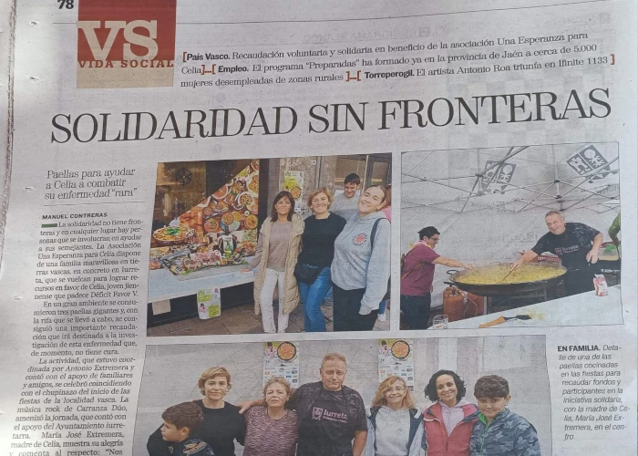 El Diario Jaén publica el éxito de nuestra paella solidaria