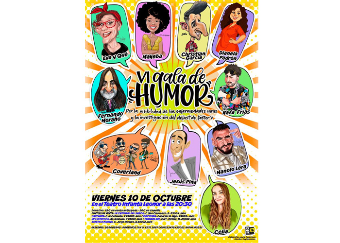 El Teatro Infanta Leonor acogerá la VI Gala de Humor por las enfermedades raras dentro de la Feria de San Lucas